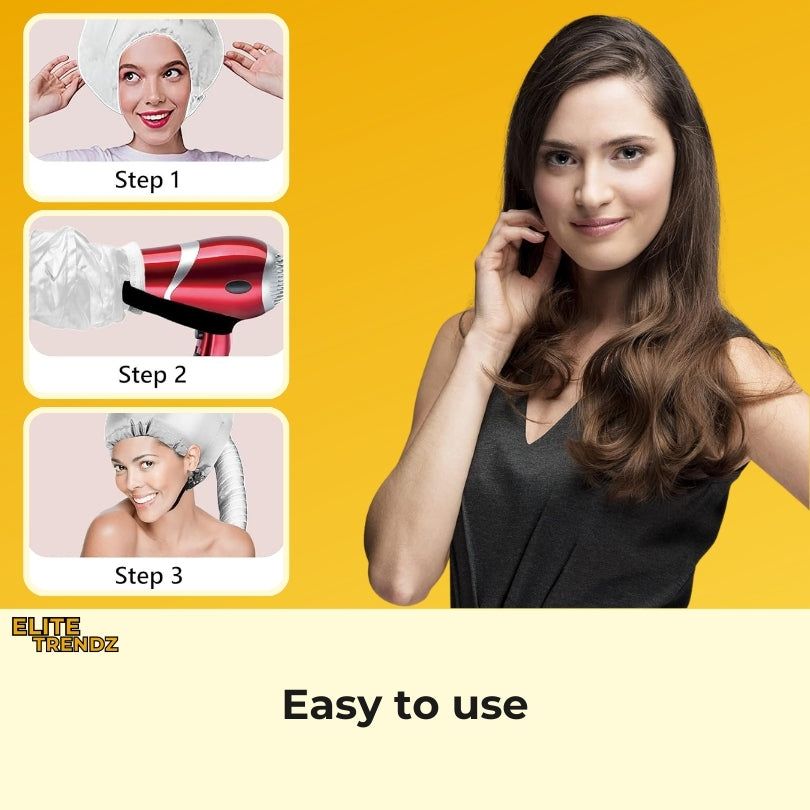 ELITEPRO™  PORTABLE HAIR DRYER BONNET ATTACHMENT FOR HEALTHY AND THICK HAIR