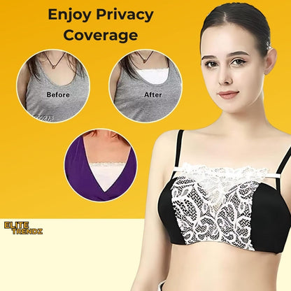 ELITEPRO™ MISS LACY PRIVACY INVISIBLE NET TRIM CAMISOLE- PACK OF 3