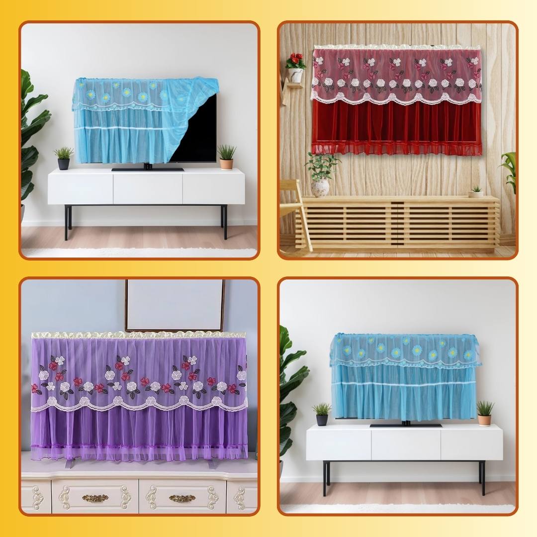 Dustproof Beautiful TV Cover