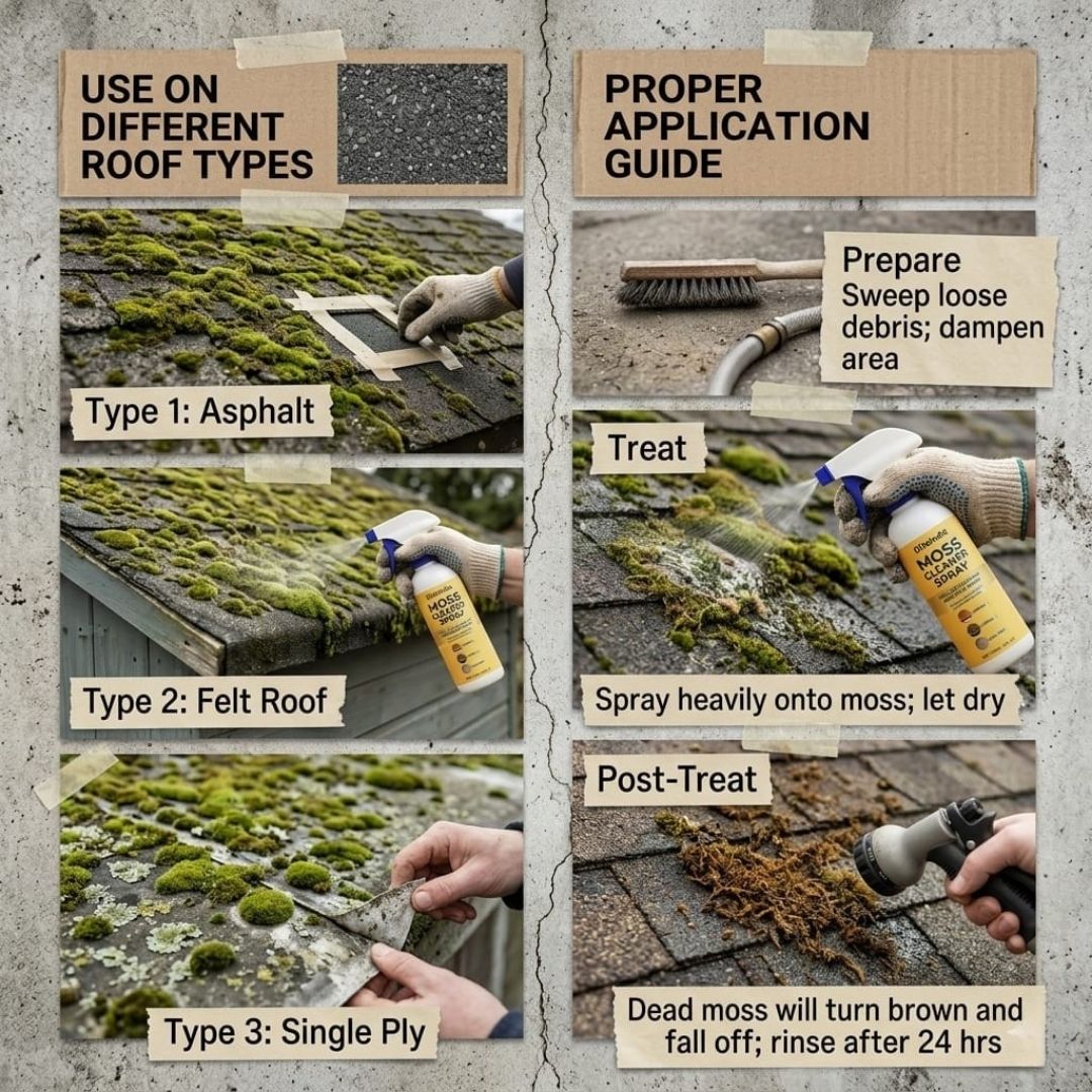 Moss Cleaner Spray