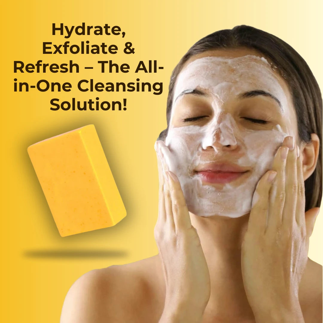 Handmade Natural Kojic Acid & Turmeric Soap Bar : Completely Chemical FREE - Tested & Certified ✅