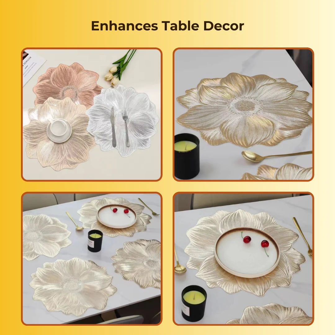 Floral Elegance Placemats Mat