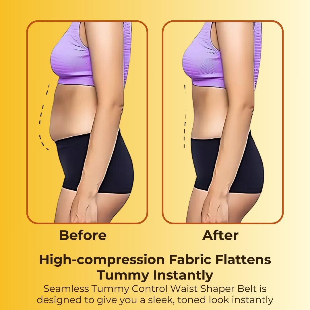 Elite Women's Seamless Tummy Control Waist Shaper Belt