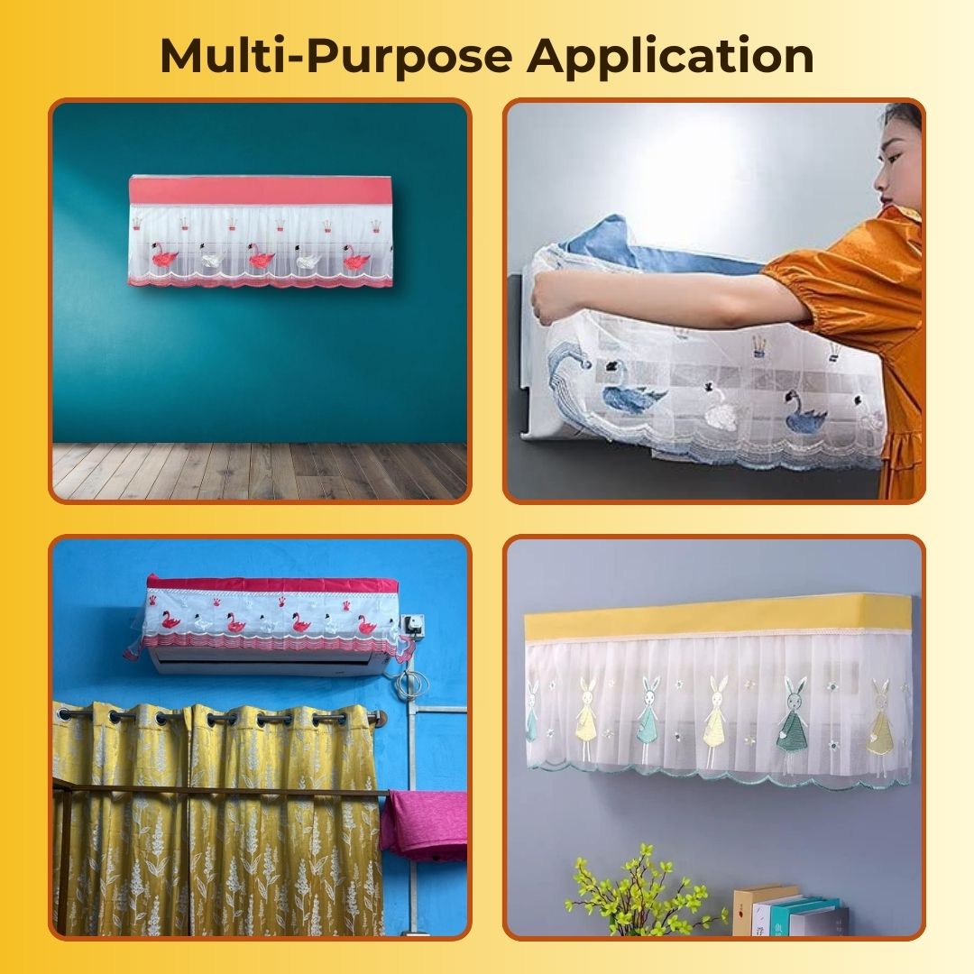 Dust-proof Beautiful AC Cover - Fits all Split AC (FREE Size)
