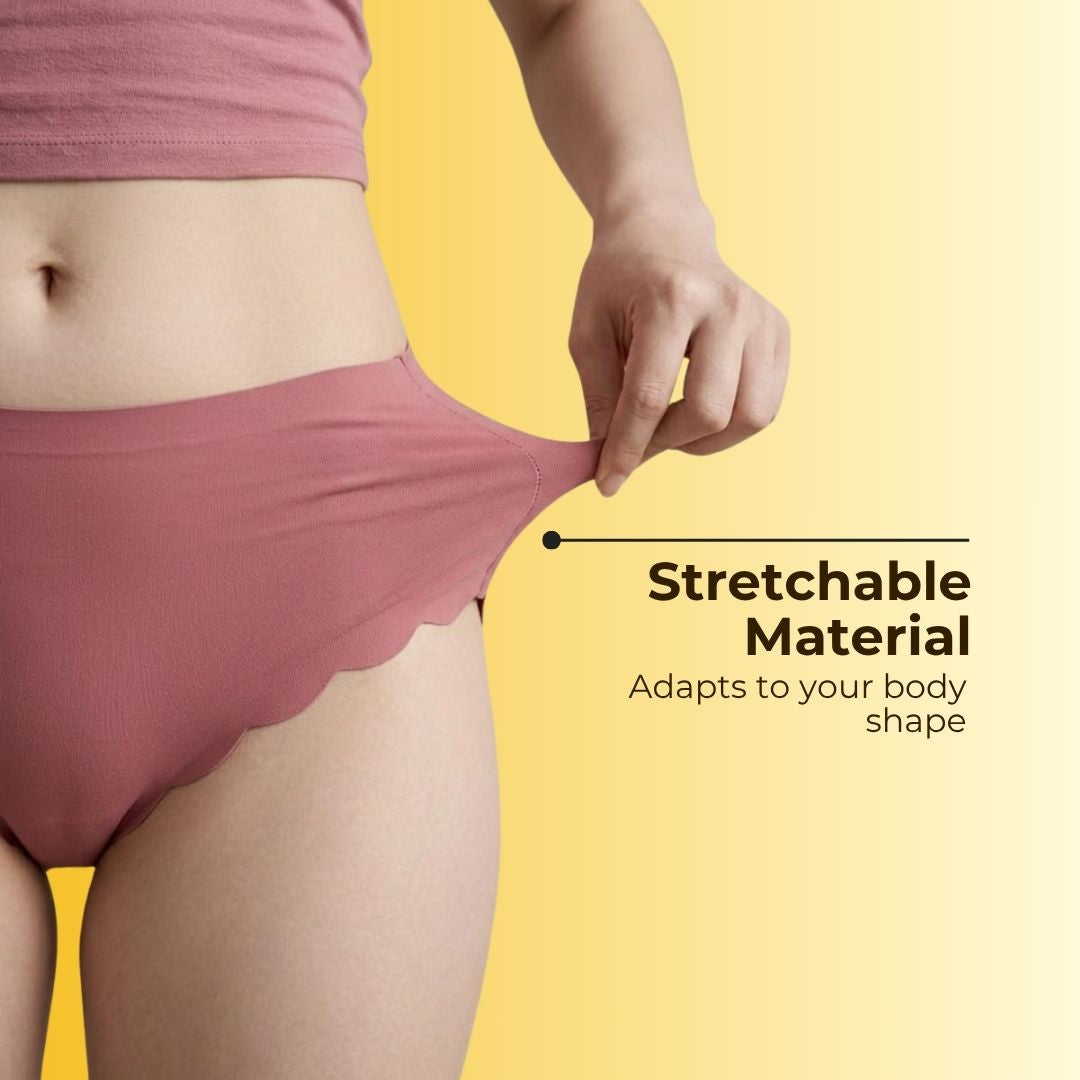 Sweat Absorbing & Leakproof Seamless Underwear - Pack Of 3