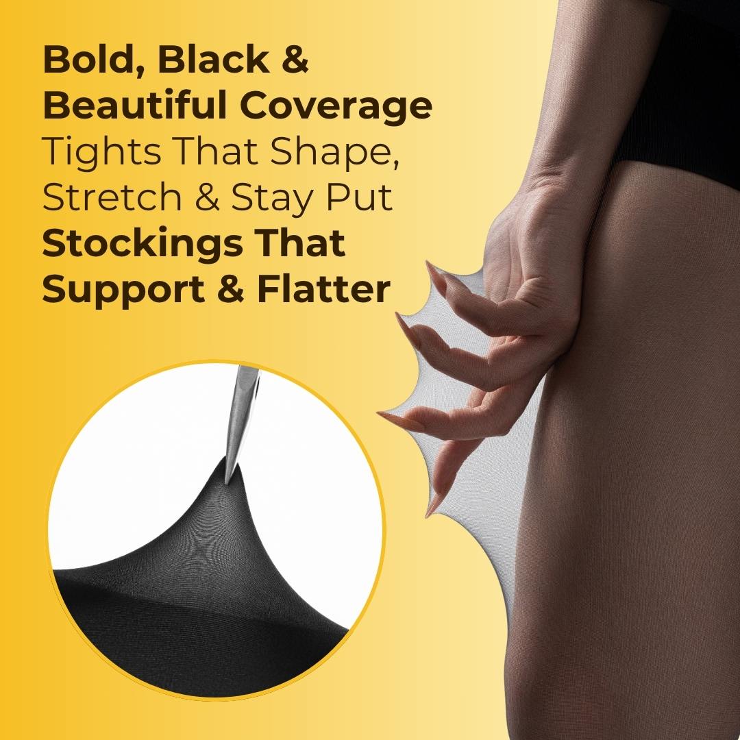 Anti-Scratch Stretchable Stockings - Pack Of 2