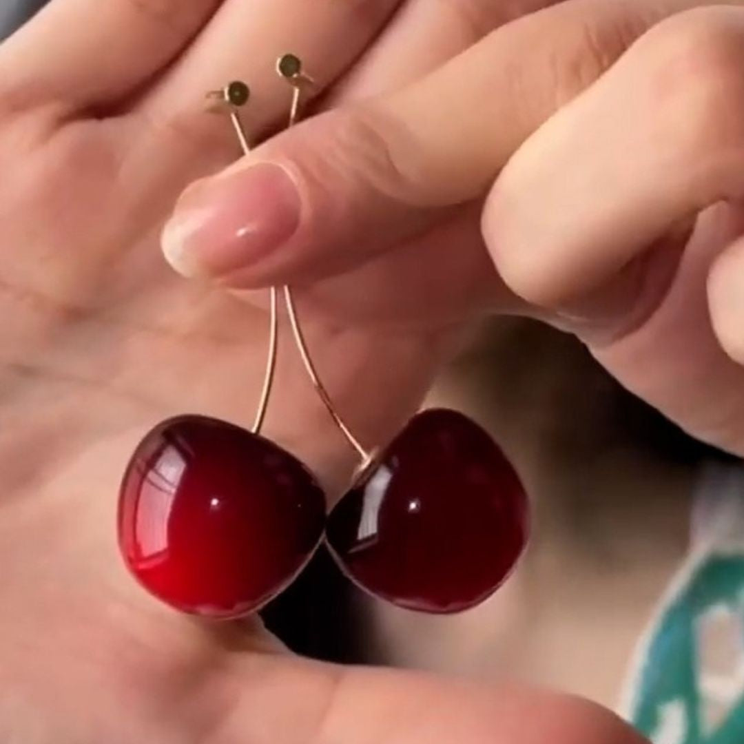 Imported Cherry Earrings