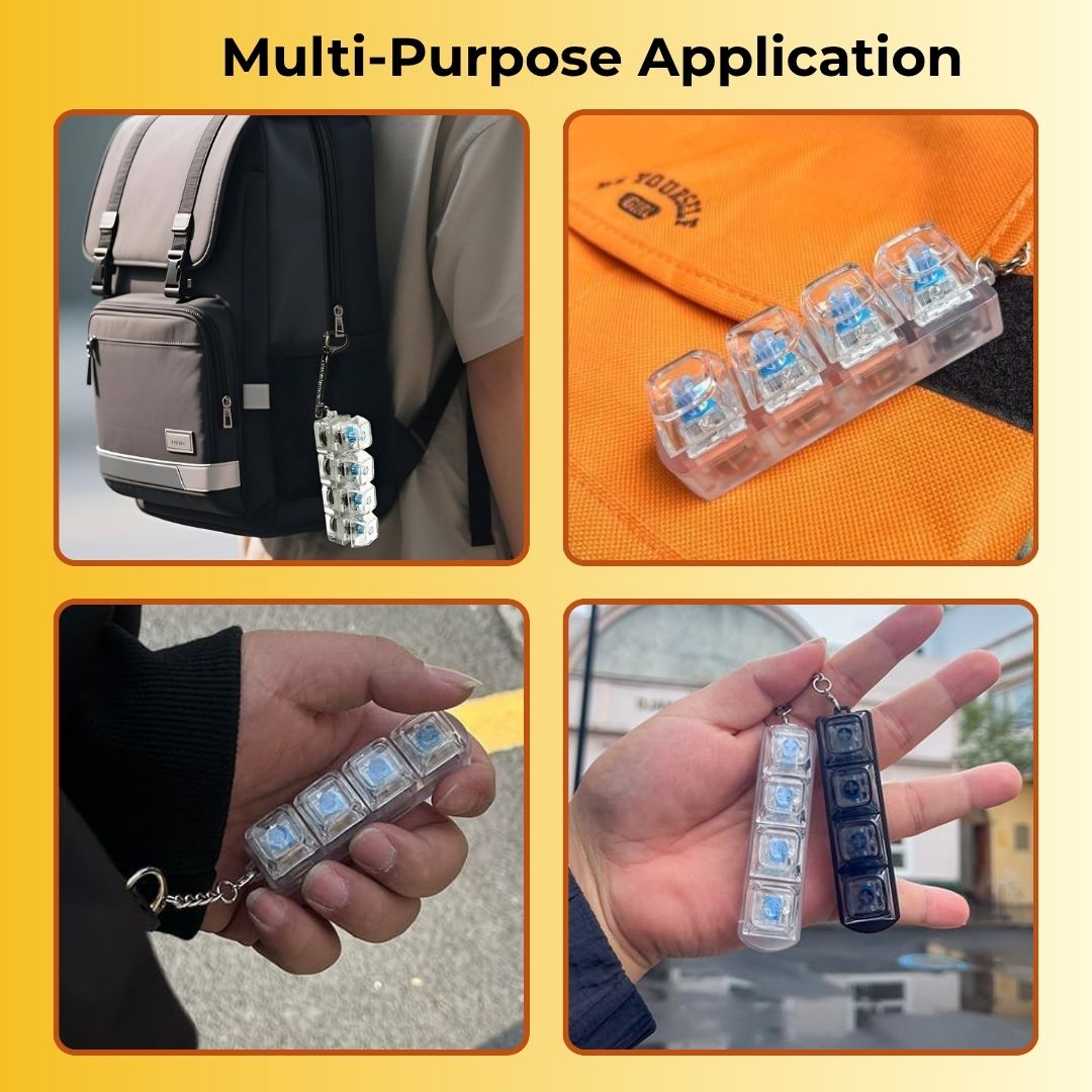 Stress & Anxiety Relief Keychain fidget : Get Relief from Stress & Anxiety in 3 minutes