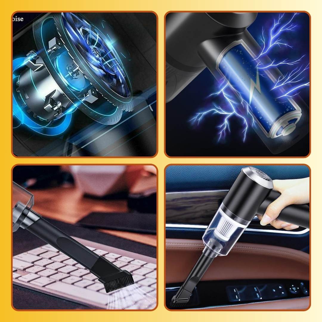 3 in 1 Thera Portable Car Vacuum Cleaner - Imported From Japan 🇯🇵