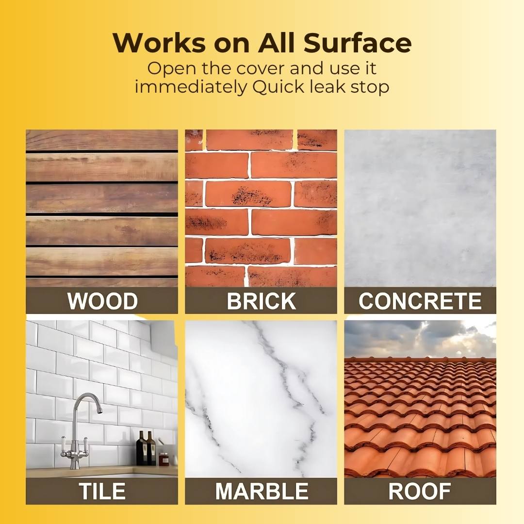 Concrete Shield Crack Repair Sealant - WITH FREE BRUSH (300 gms)