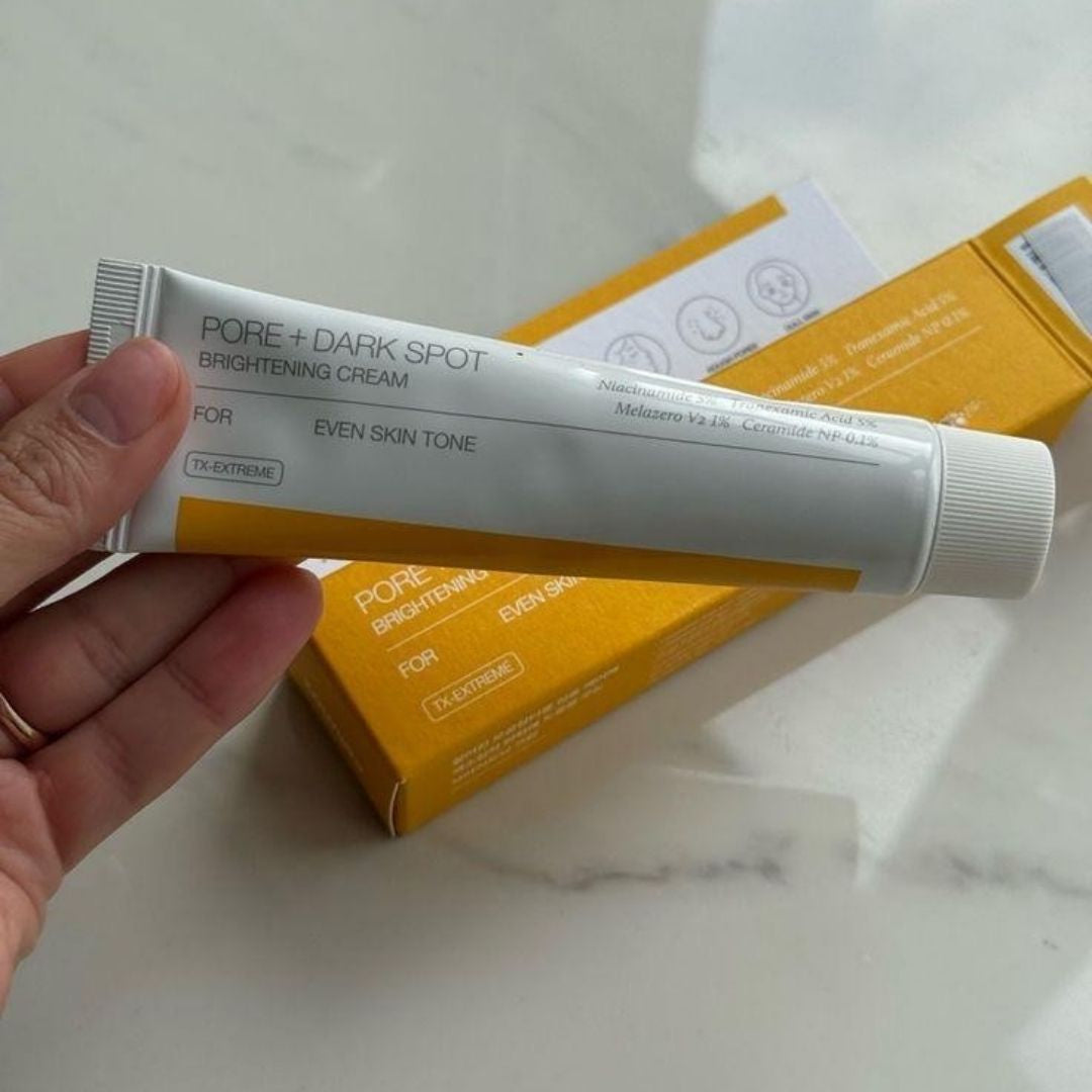 Korean Brightening pore + darks spot cream