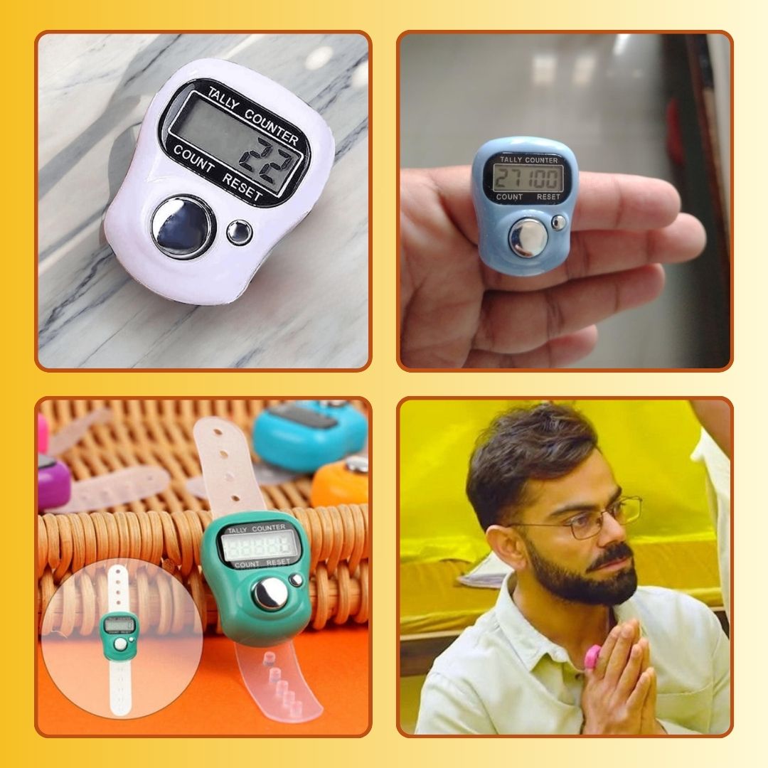 Digital Ring Japp Counter For Prayer - Trusted By Celebrities Like Virat Kohli & Anushka Sharma