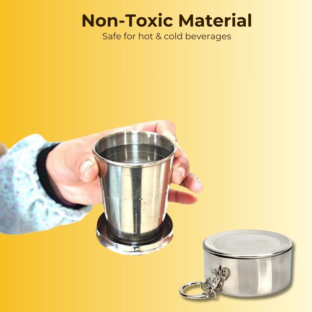 Stainless Steel Fordable Glass