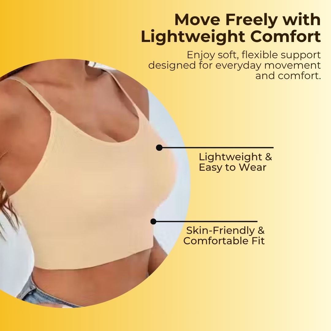 Sweat absorbing Seamless comfortable Bra for summers - Pack Of 3