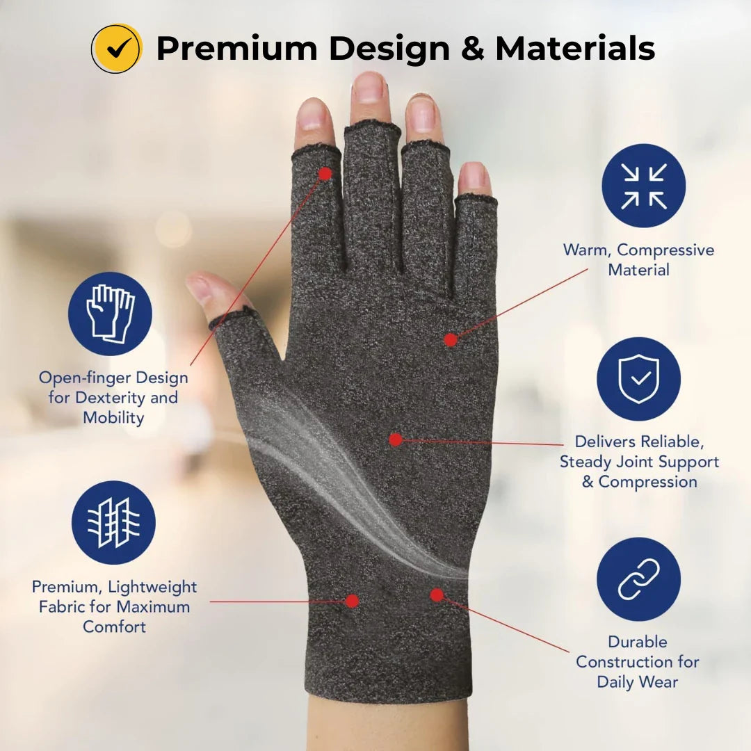 ELITEPRO™ Premium Bamboo Pain Relief Compression Gloves (ONE SIZE FITS ALL)