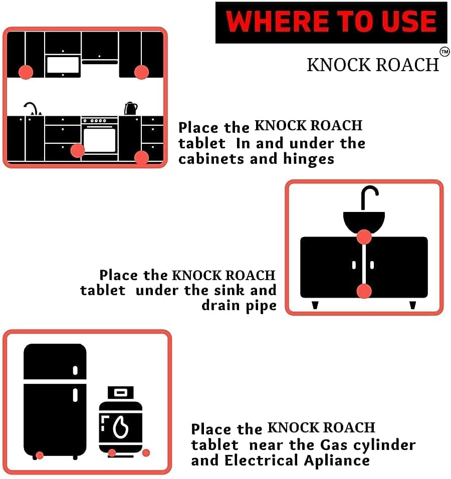 ELITEPRO™ Knock Roach Cockroach Control Tablets