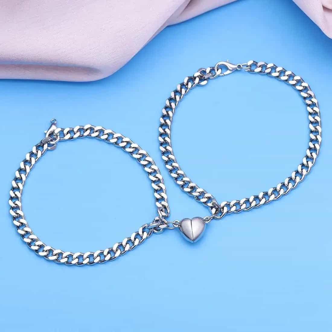 ELITEPRO™ Magnetic Love Chain Bracelet Set