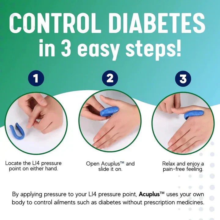 ELITEPRO™ DIABETES SUGAR CONTROL LI4 ACUPRESSURE POINT CLIP: CERTIFIED BY DOCTORS