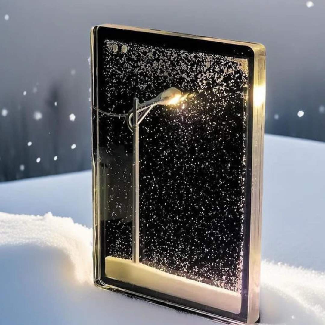Winter Glow Snow fall lamp