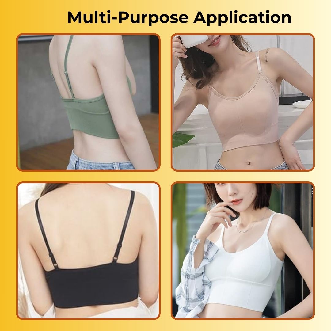 Sweat absorbing Seamless comfortable Bra for summers - Pack Of 3