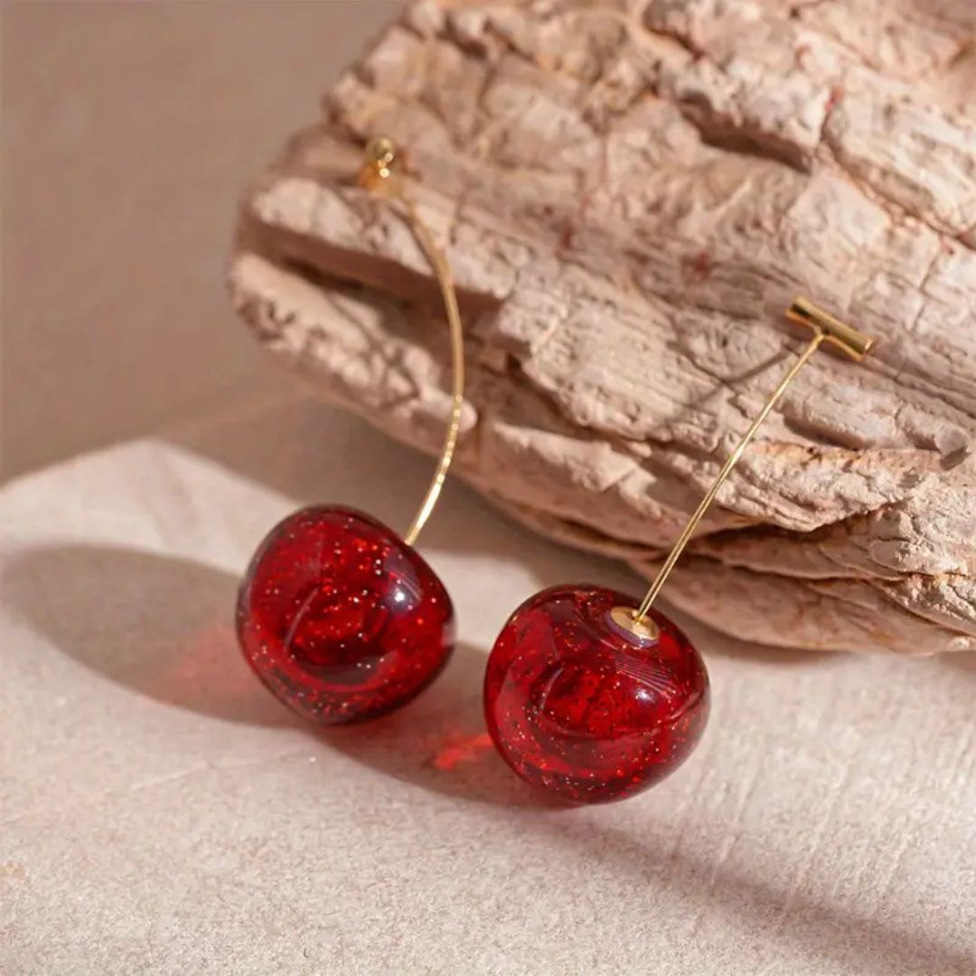 Imported Cherry Earrings