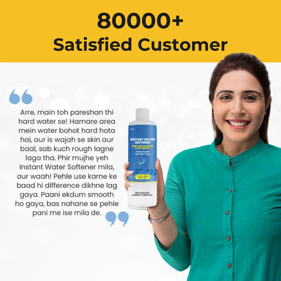 ELITEPRO™ Instant Water Softener (Pack Of 2), Makes Your Water Hair & Skin Friendly | Reduces Hair Fall & Skin Itching | Disables Hardness & Maintains pH Level | Non Toxic and 100% Safe | 200 ml