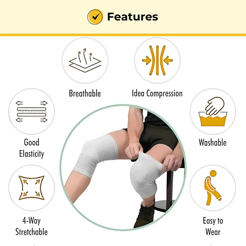 ELITEPRO™ Instant Pain Relief Bamboo Compression Knee Sleeves