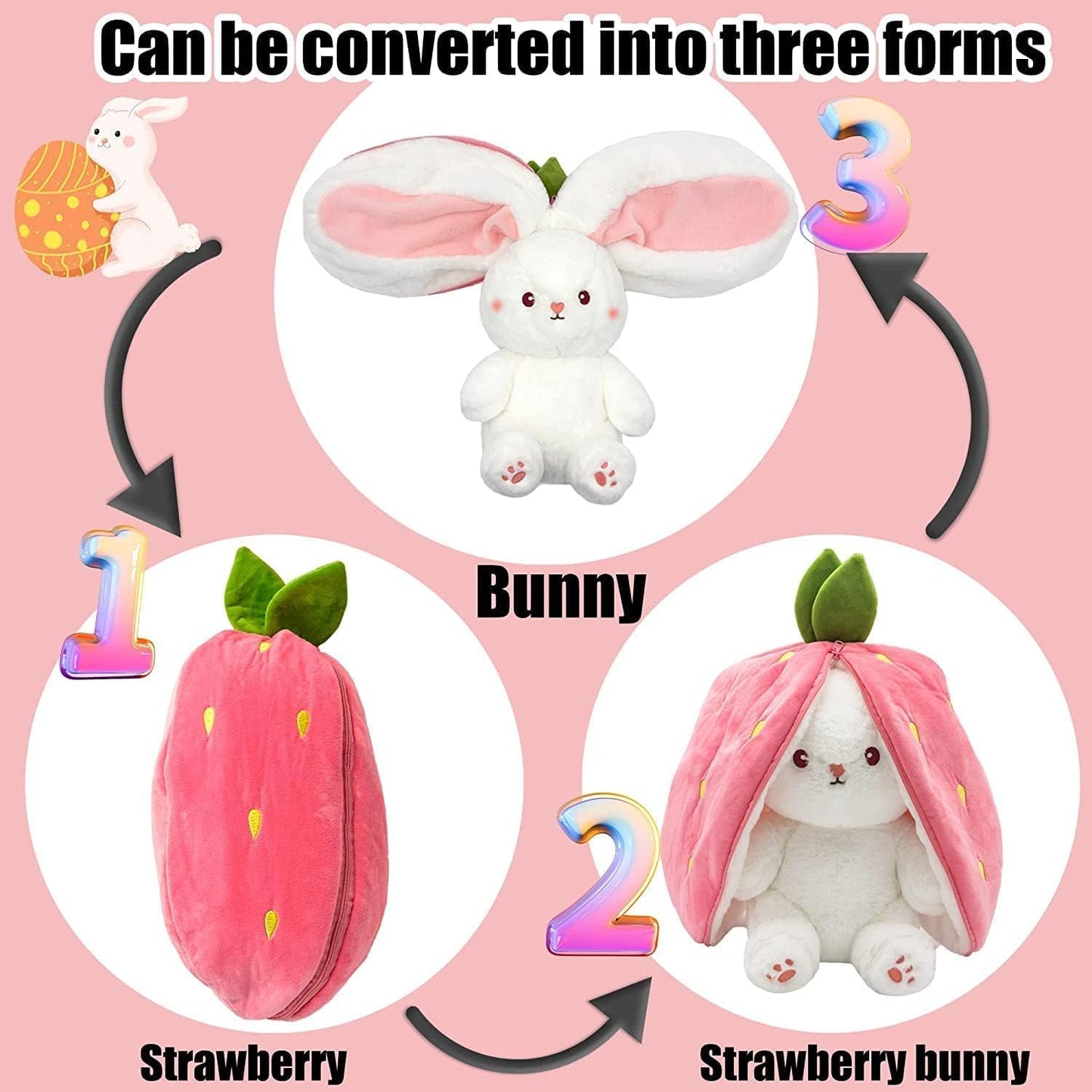 Rabbit Fruit Plush Toy