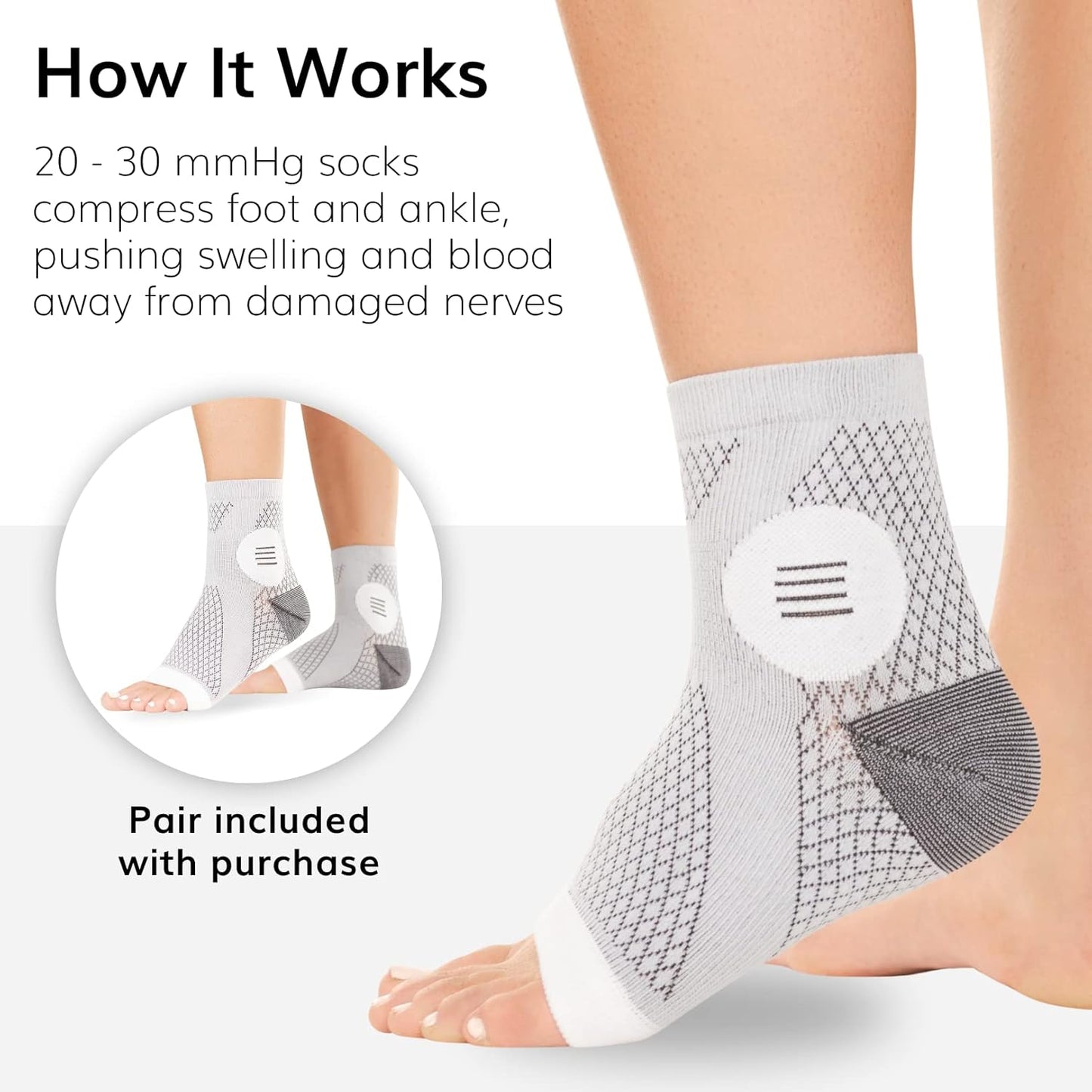 ELITEPRO™ Neuropathy Compression Socks Women and Men (FREE SIZE)