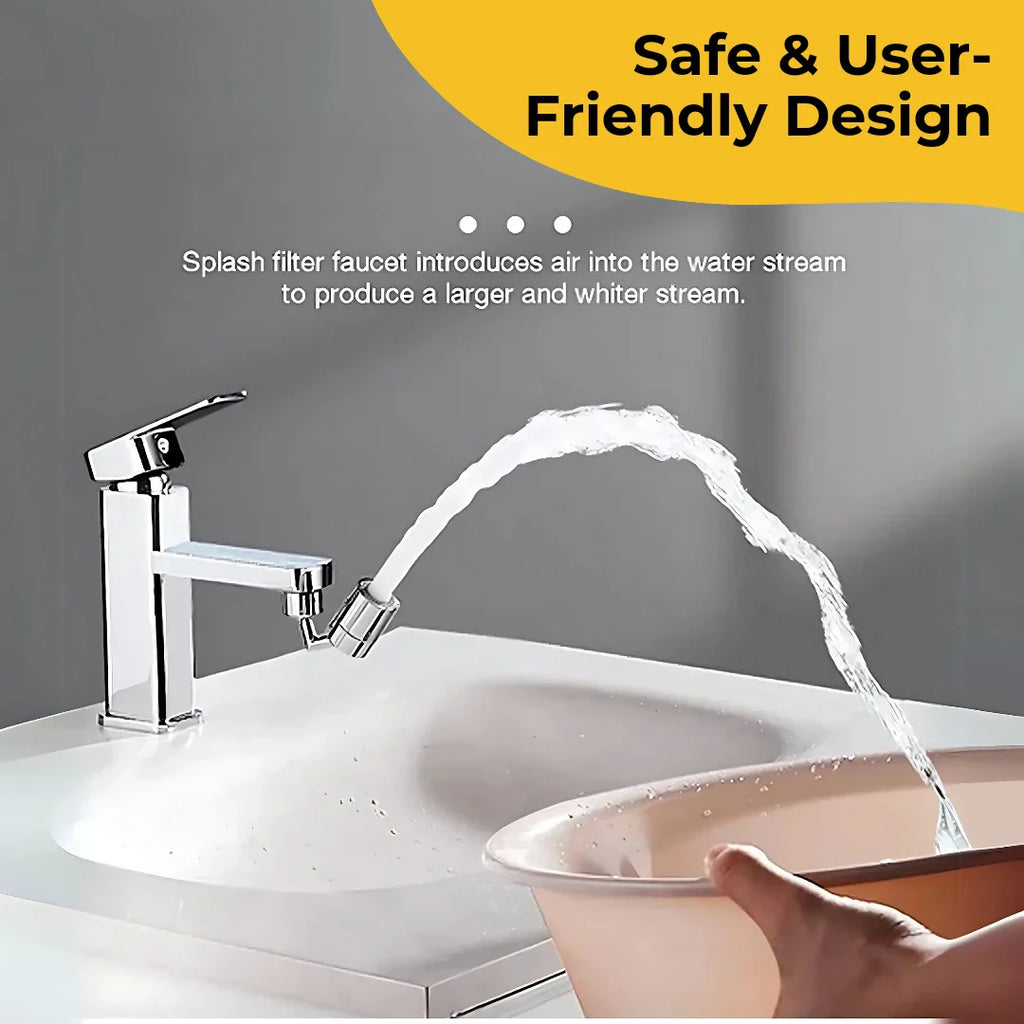 ELITEPRO™ 720 Rotating Faucet/Tap Extender - For all Size of Taps