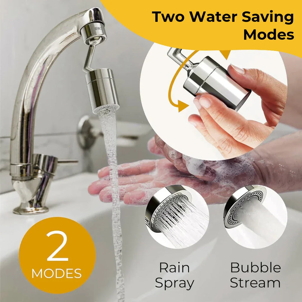 ELITEPRO™ 720 Rotating Faucet/Tap Extender - For all Size of Taps