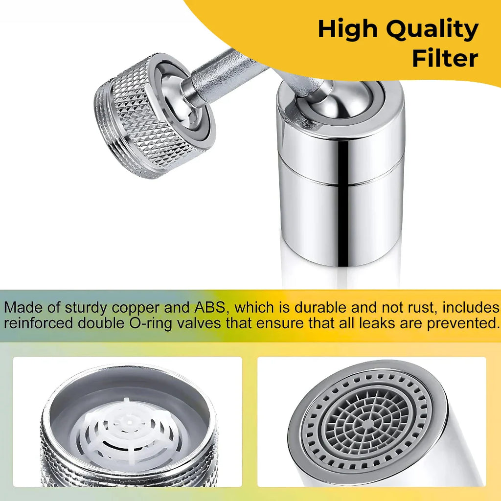 ELITEPRO™ 720 Rotating Faucet/Tap Extender - For all Size of Taps