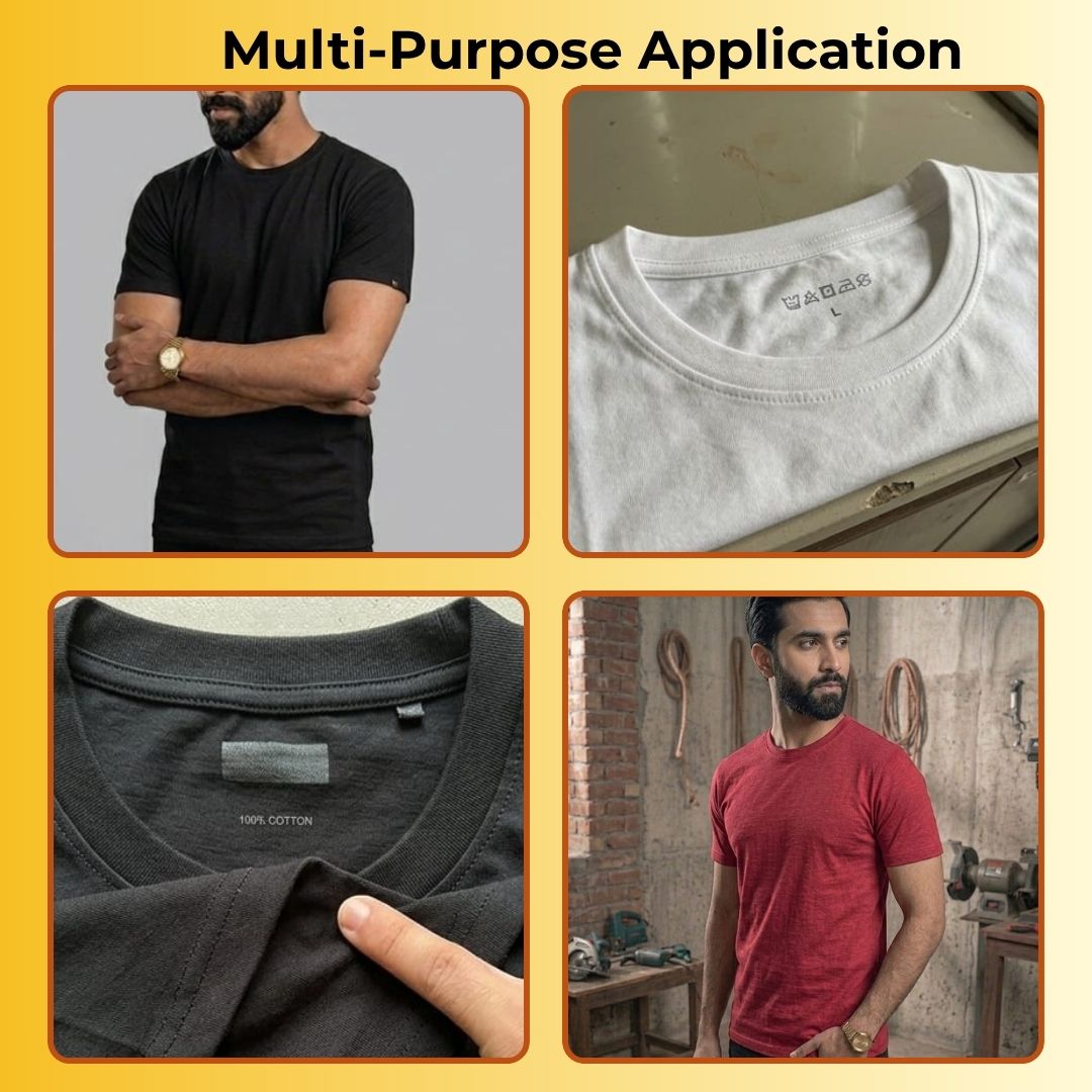 Solid Multicolor T-shirt with Pack of 3