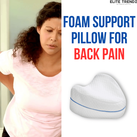 Elite Memory Foam Leg Cushion For Back Pain Relief