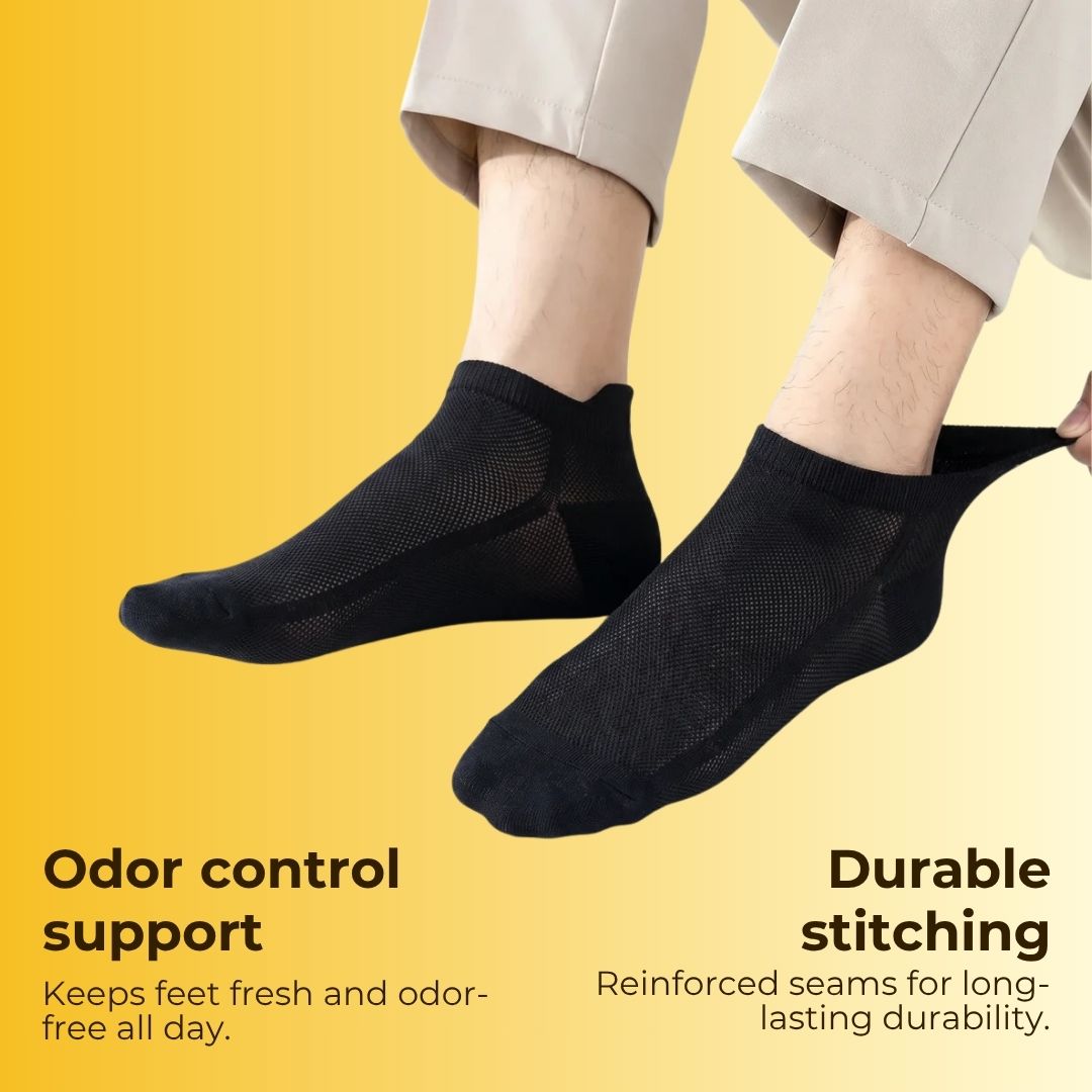 Breeze Summer Cooling Net Socks