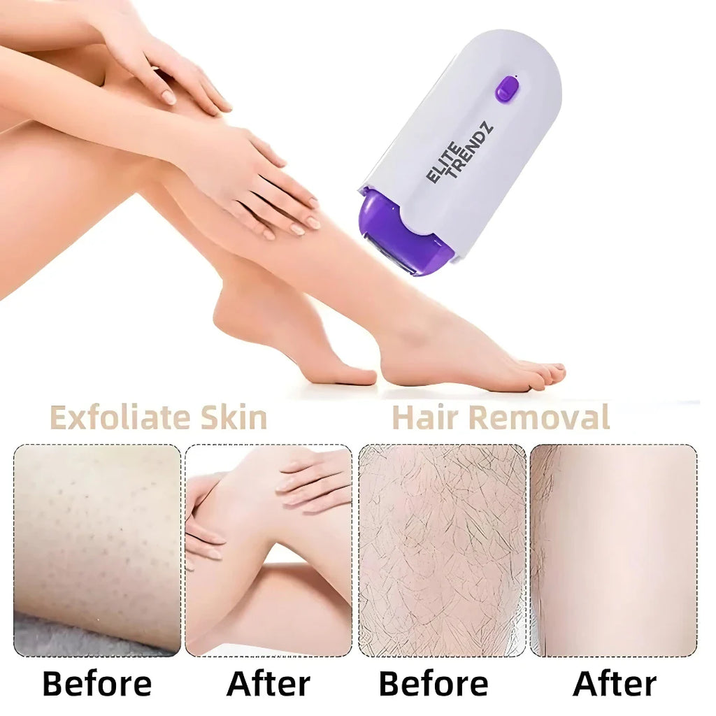 ELITEPRO™ Painless Facial Body Hair Trimmer, Rechargeable Hair Remover, Applicable to Any Part of the Body