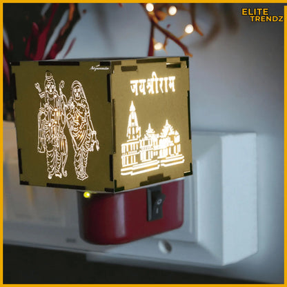 ELITEPRO™ 3-in-1 AYODHYA RAM MANDIR KAPOOR AROMA BURNER & NIGHT LAMP