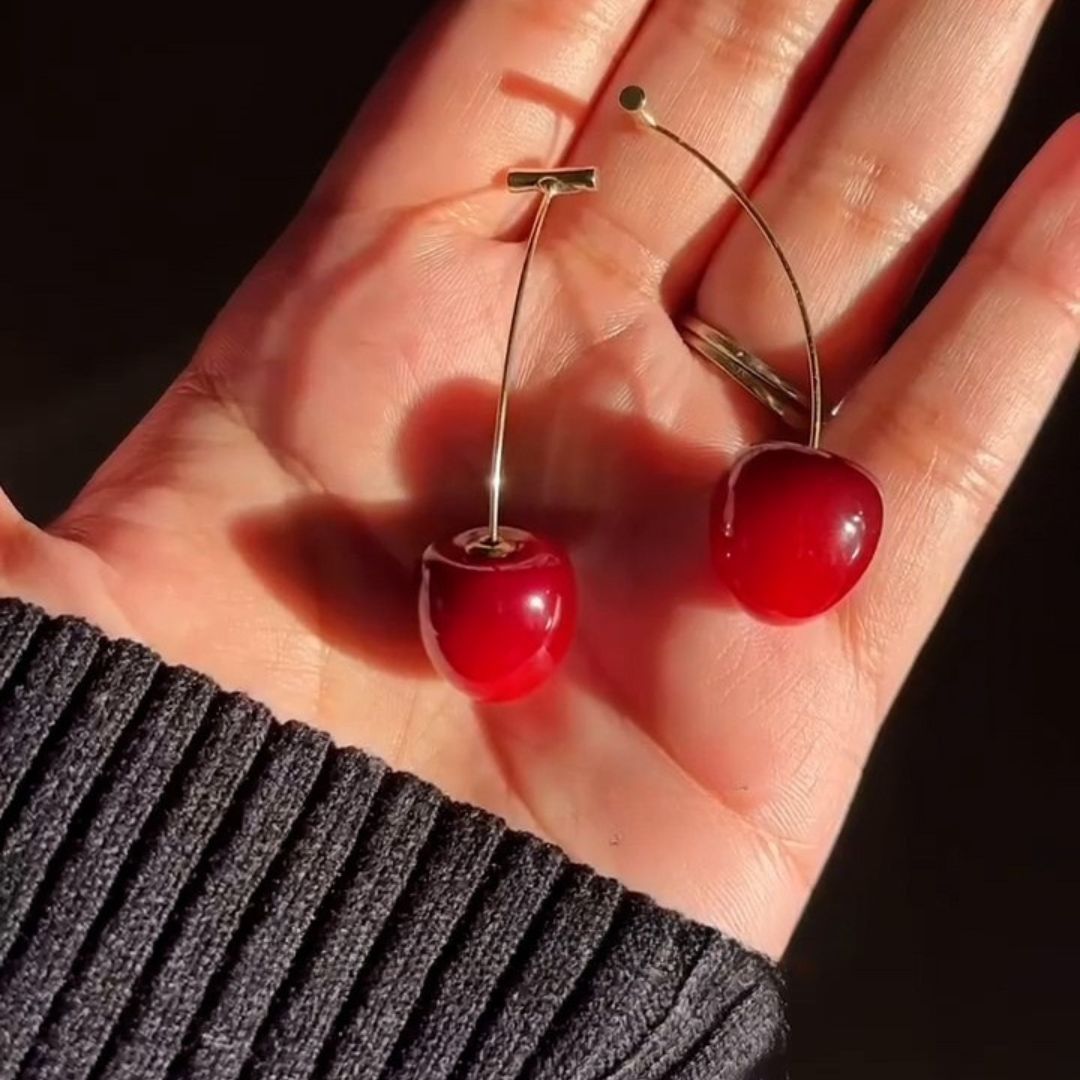 Imported Cherry Earrings