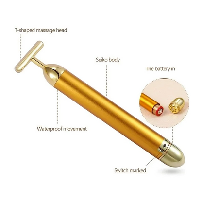 ELITEPRO™ 24K Gold Electric Facial Massage Roller