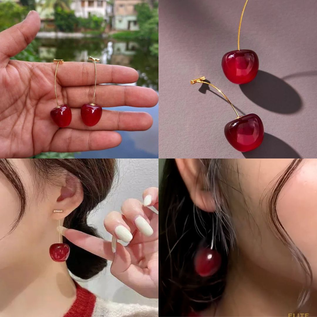 Imported Cherry Earrings