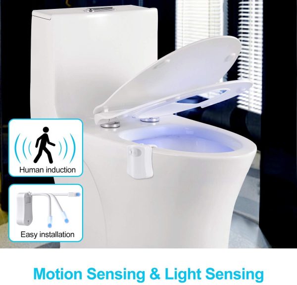 Toilet Night Light 8 in 1