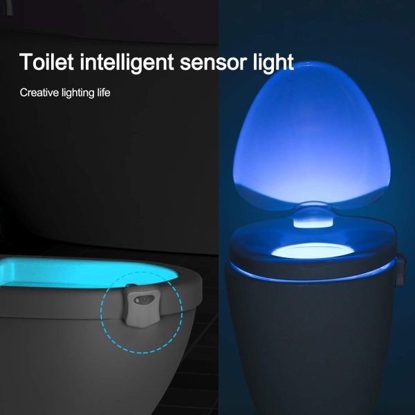 Toilet Night Light 8 in 1