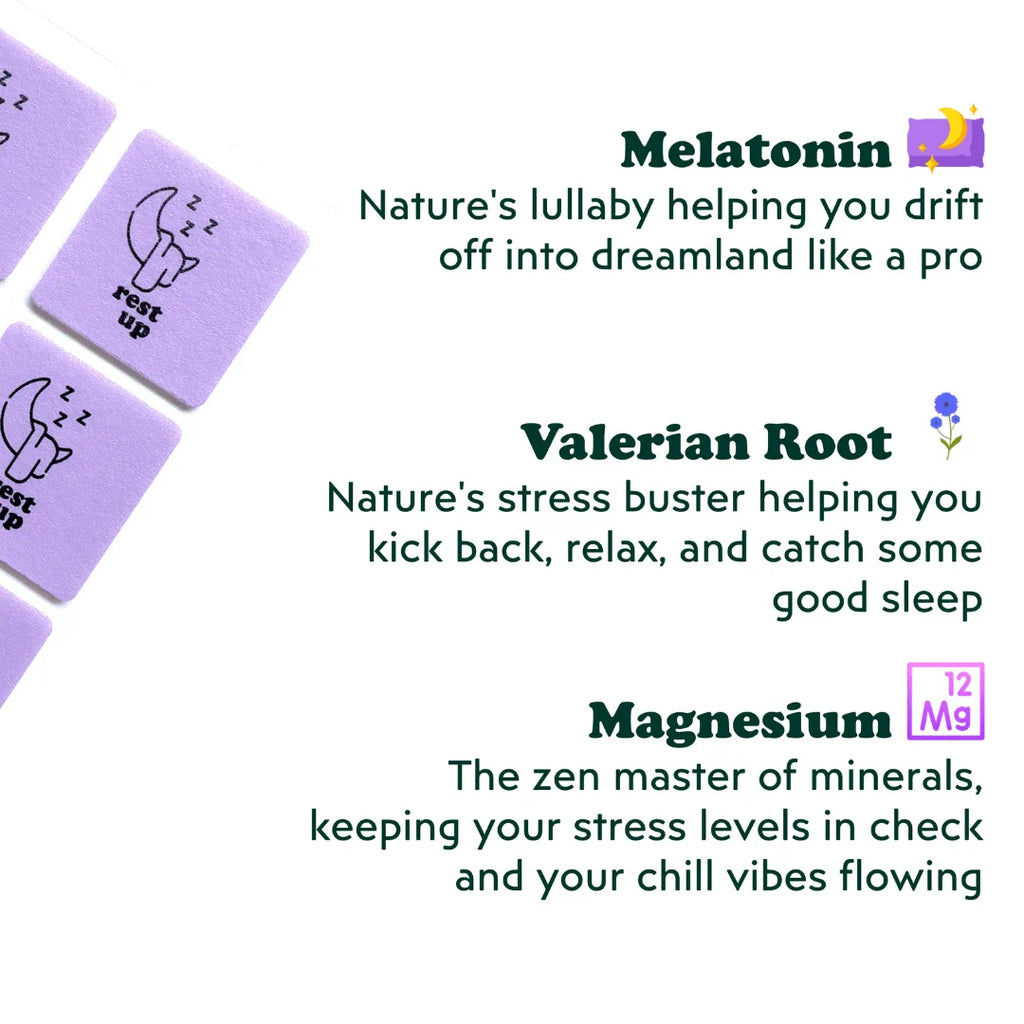 ELITEPRO™ Sleep Patches - Pack of 10, Melatonin, Valerian Root, Magnesium patches | Absorb vitamins through your skin | Insomnia relief | Sleep cycle regulation | Stress reduction | Skin-friendly (Pack of 10)