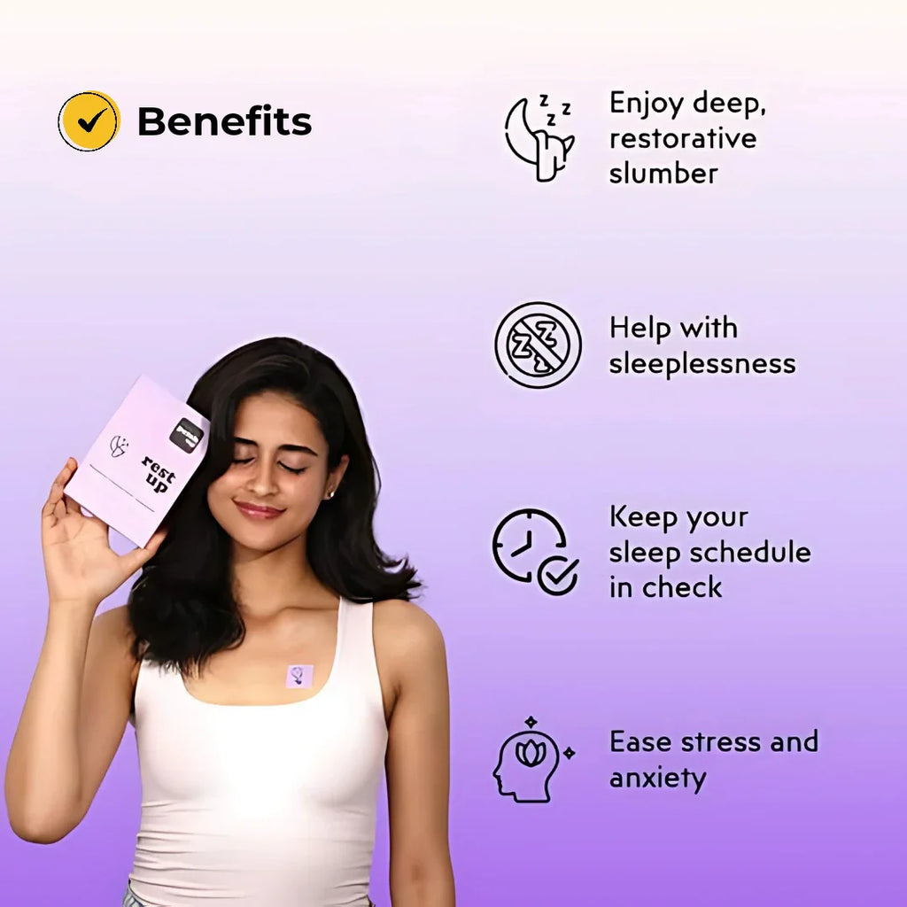 ELITEPRO™ Sleep Patches - Pack of 10, Melatonin, Valerian Root, Magnesium patches | Absorb vitamins through your skin | Insomnia relief | Sleep cycle regulation | Stress reduction | Skin-friendly (Pack of 10)