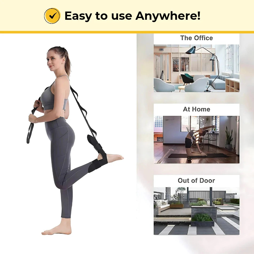 ELITEPRO™ Stretching FlexStrap - Experience relief from back & hip pain in just 14 days with only 10 minutes of daily effort.