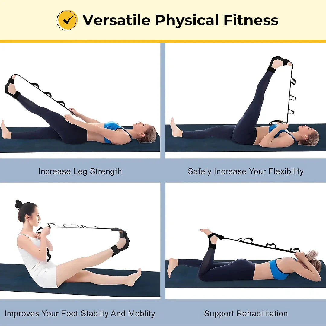 ELITEPRO™ Stretching FlexStrap - Experience relief from back & hip pain in just 14 days with only 10 minutes of daily effort.