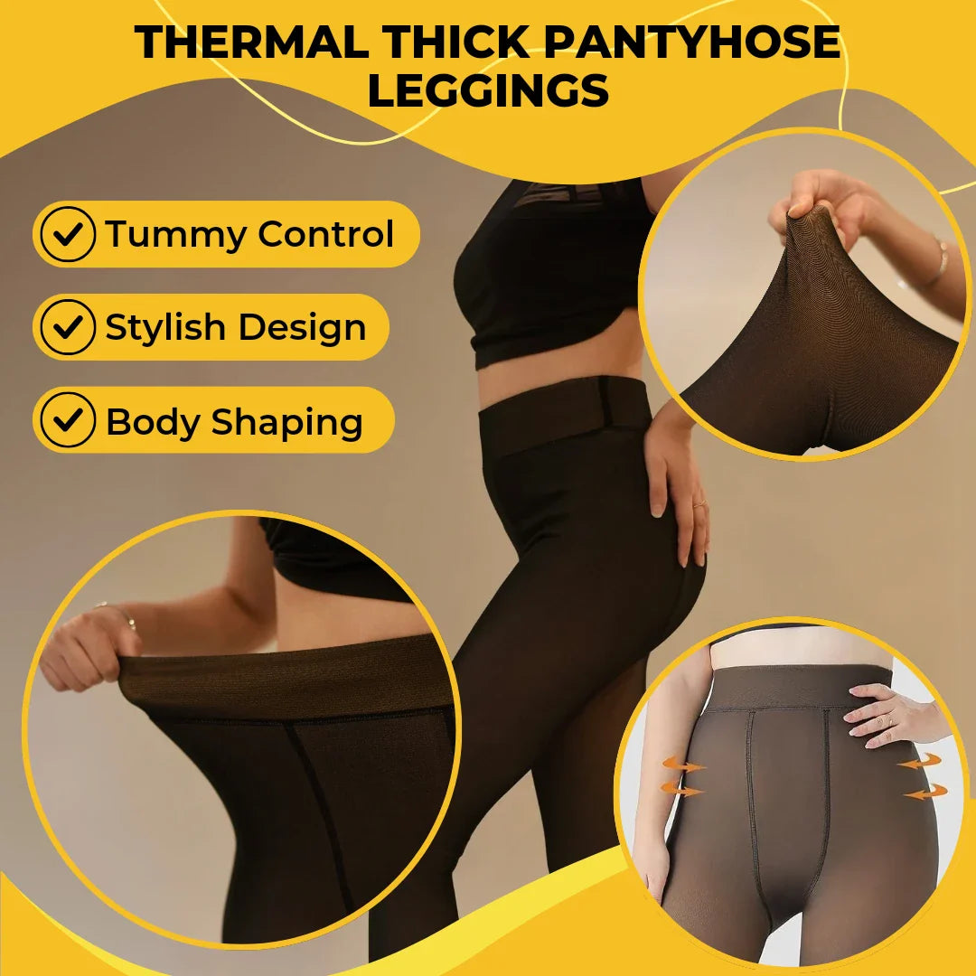Thermal Thick Warm Fleece Line Leggings for Winter