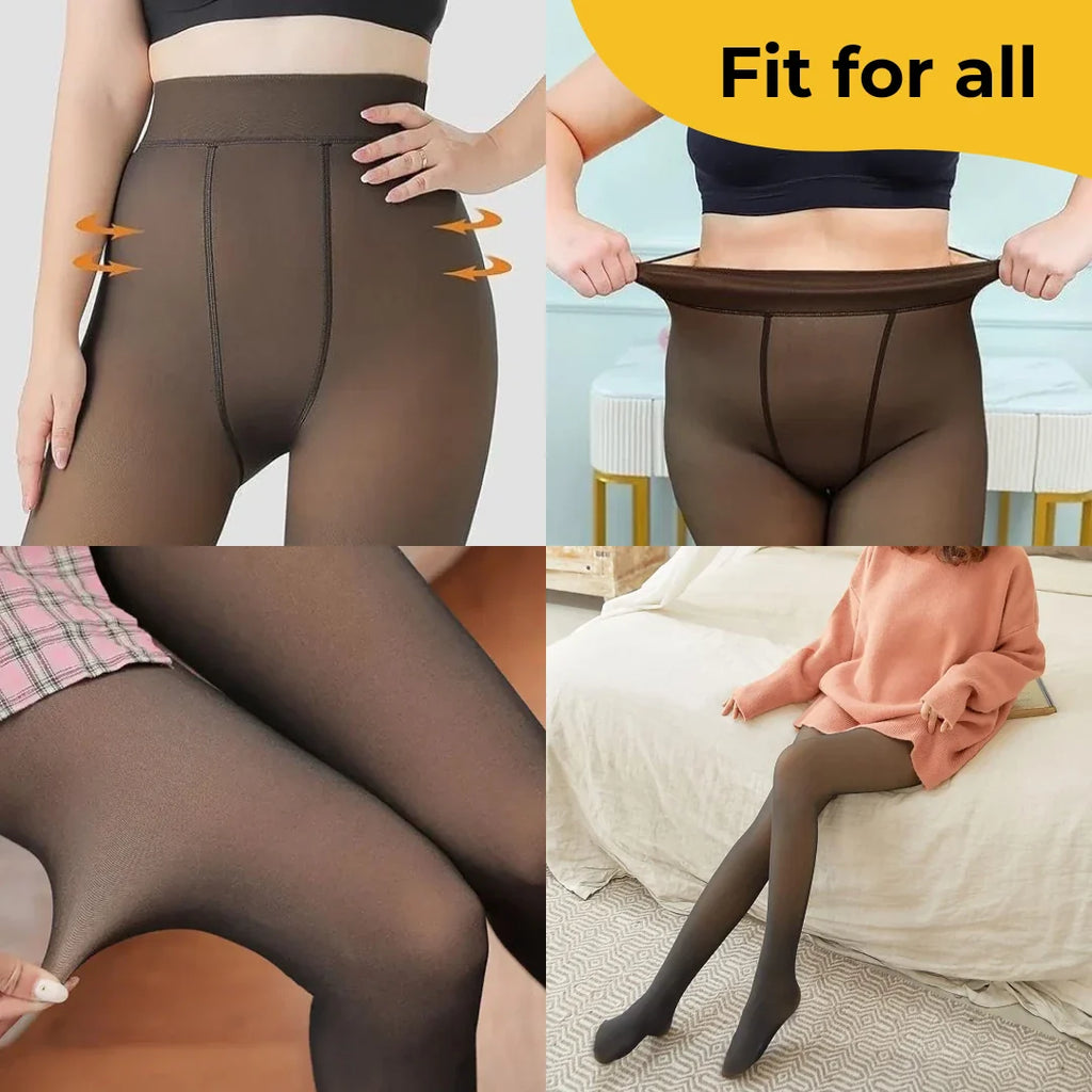 Thermal Thick Warm Fleece Line Leggings for Winter