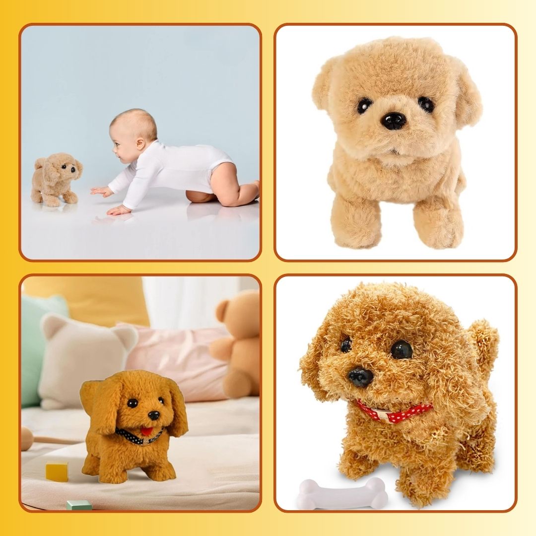 Interactive Plush Puppy Toy