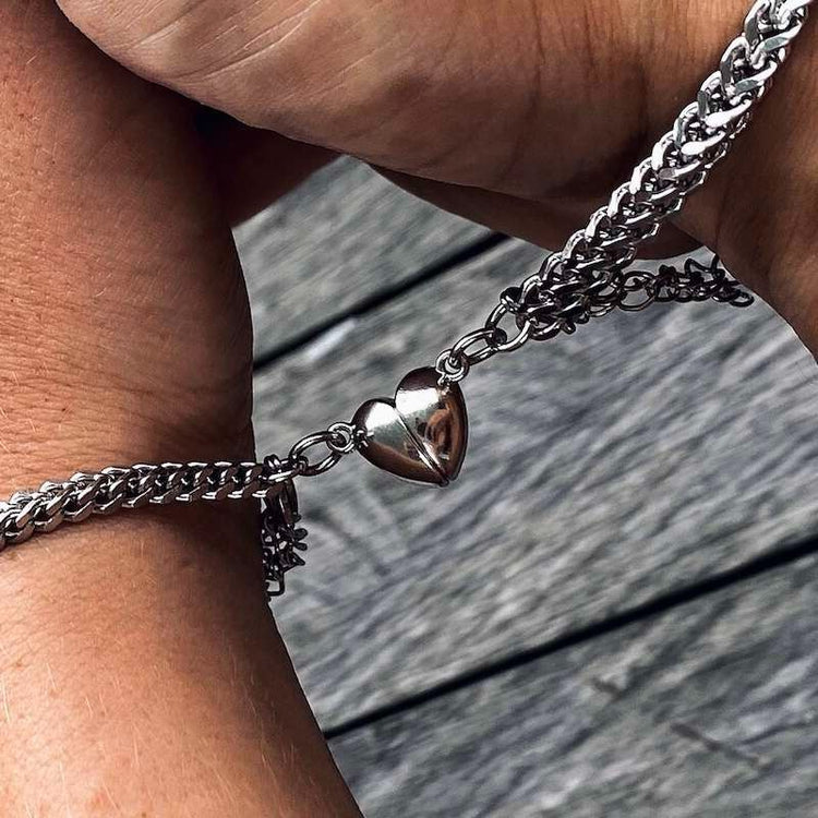 ELITEPRO™ Magnetic Love Chain Bracelet Set